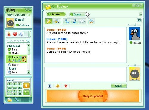 Old Versions of icq 2002a